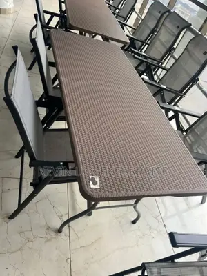 Foldable Table Brown 180cm