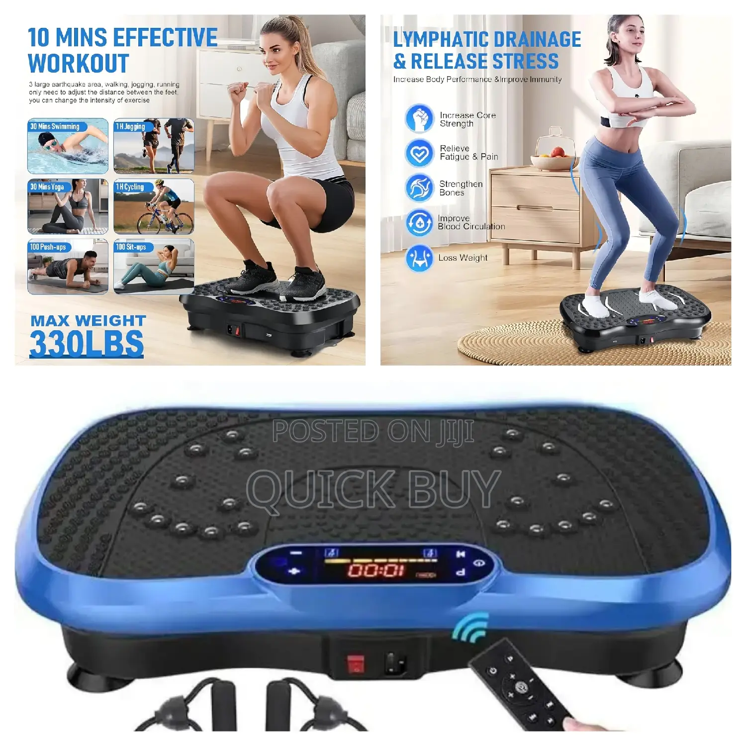 Exercise Vibration Plate Machine