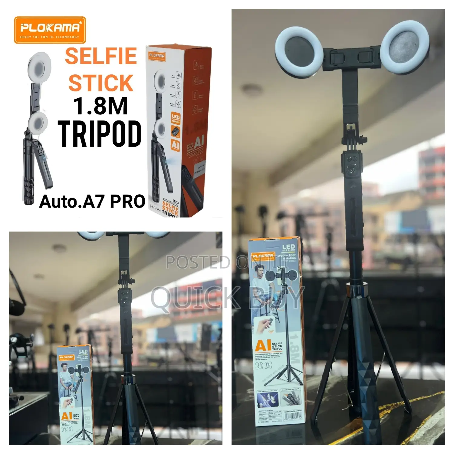 Plokama Ai Intelligent 360 Auto Face Tracking Tripod