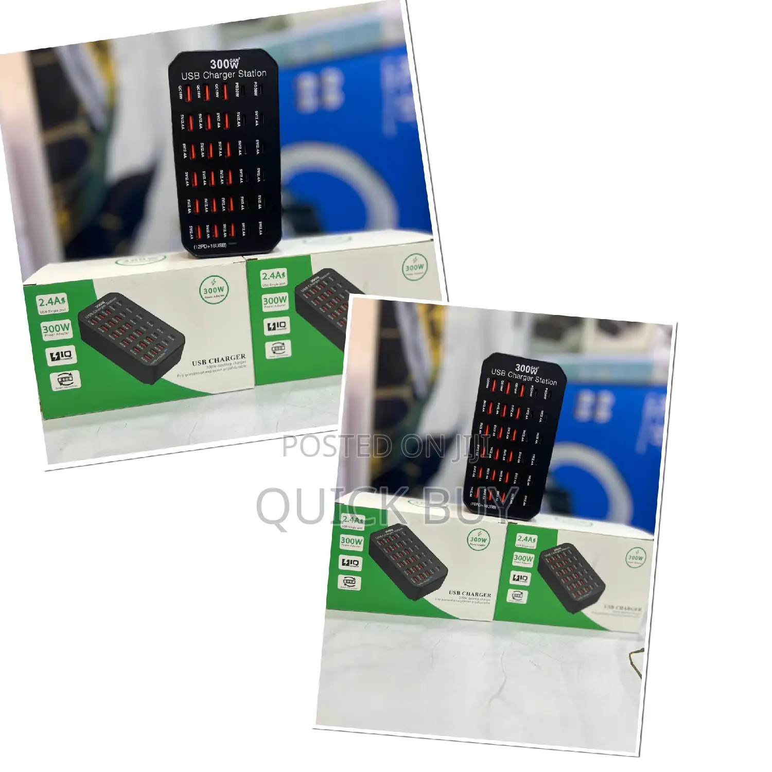 300w Desktop Usb Charger Station