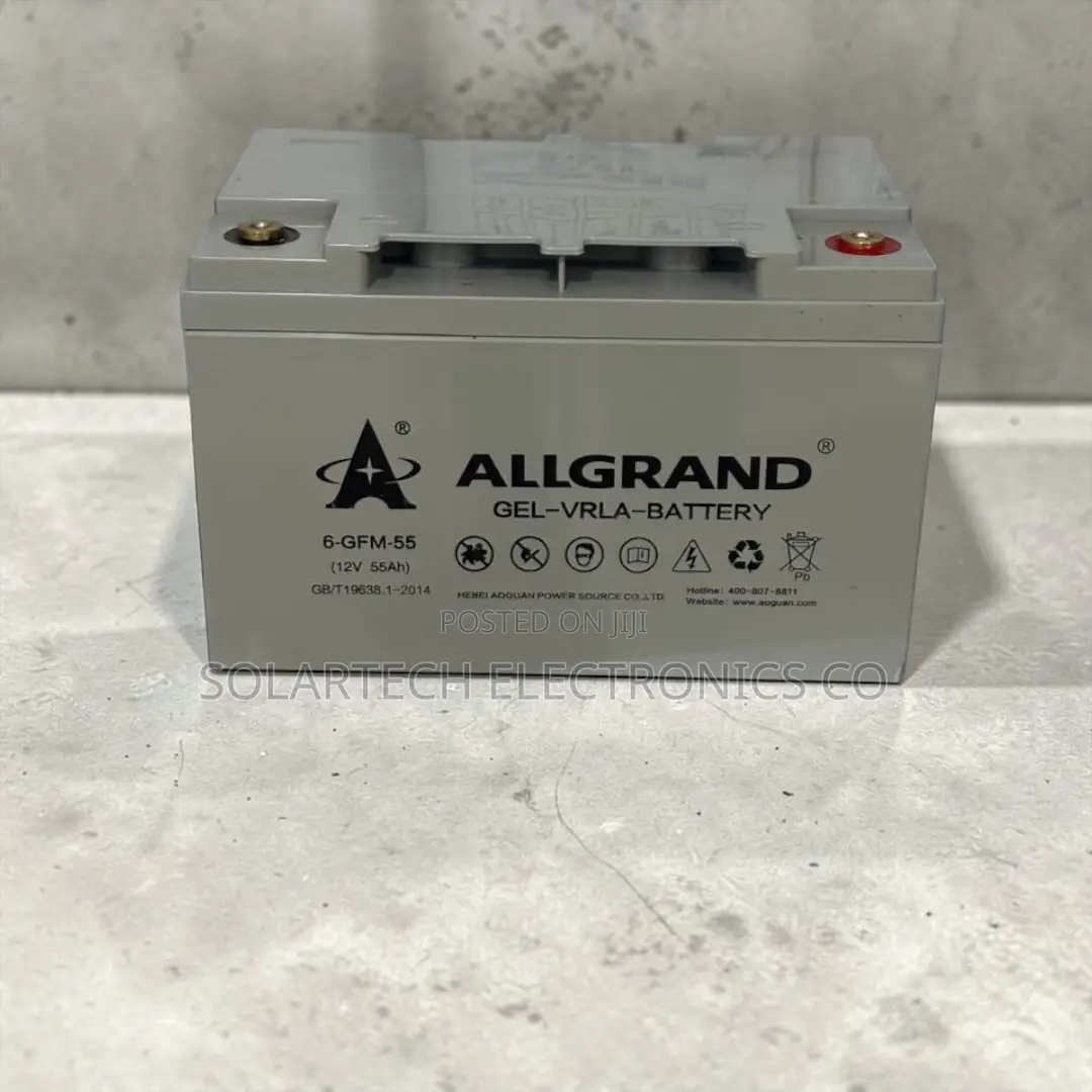 55ah 12v Allgrand Pure Gel Power Battery