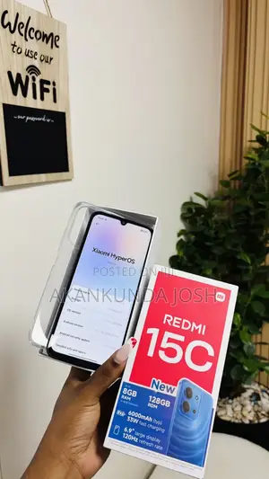 New Xiaomi Redmi 15C 4G 128 GB Black