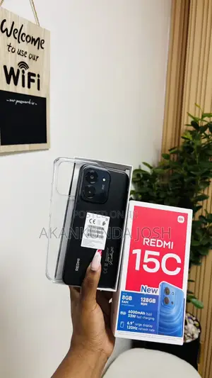 New Xiaomi Redmi 15C 4G 128 GB Black