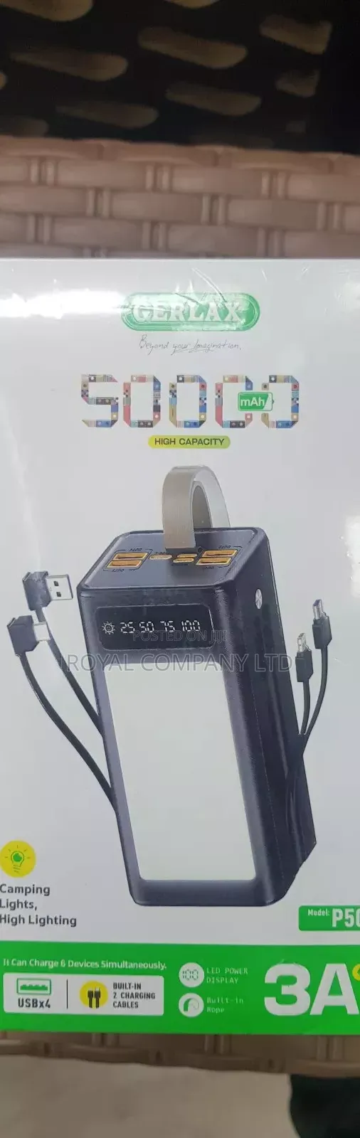 Gerlax Powerbank 50,000mah