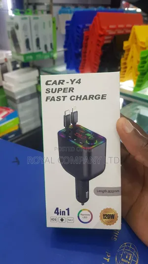 Car Fast Charger 4in1