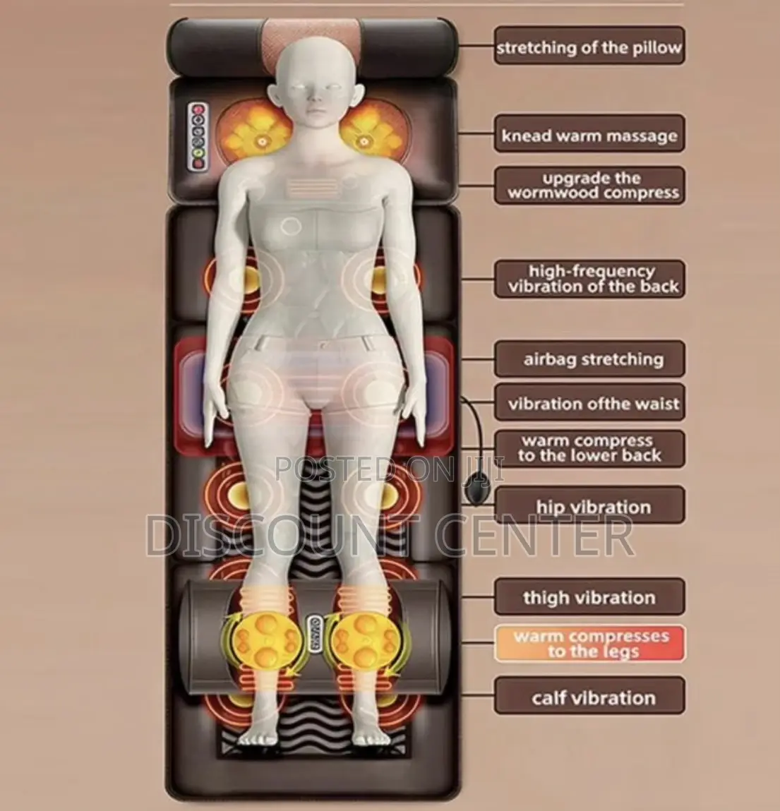 Full Body Electric Massage Cushion Mat