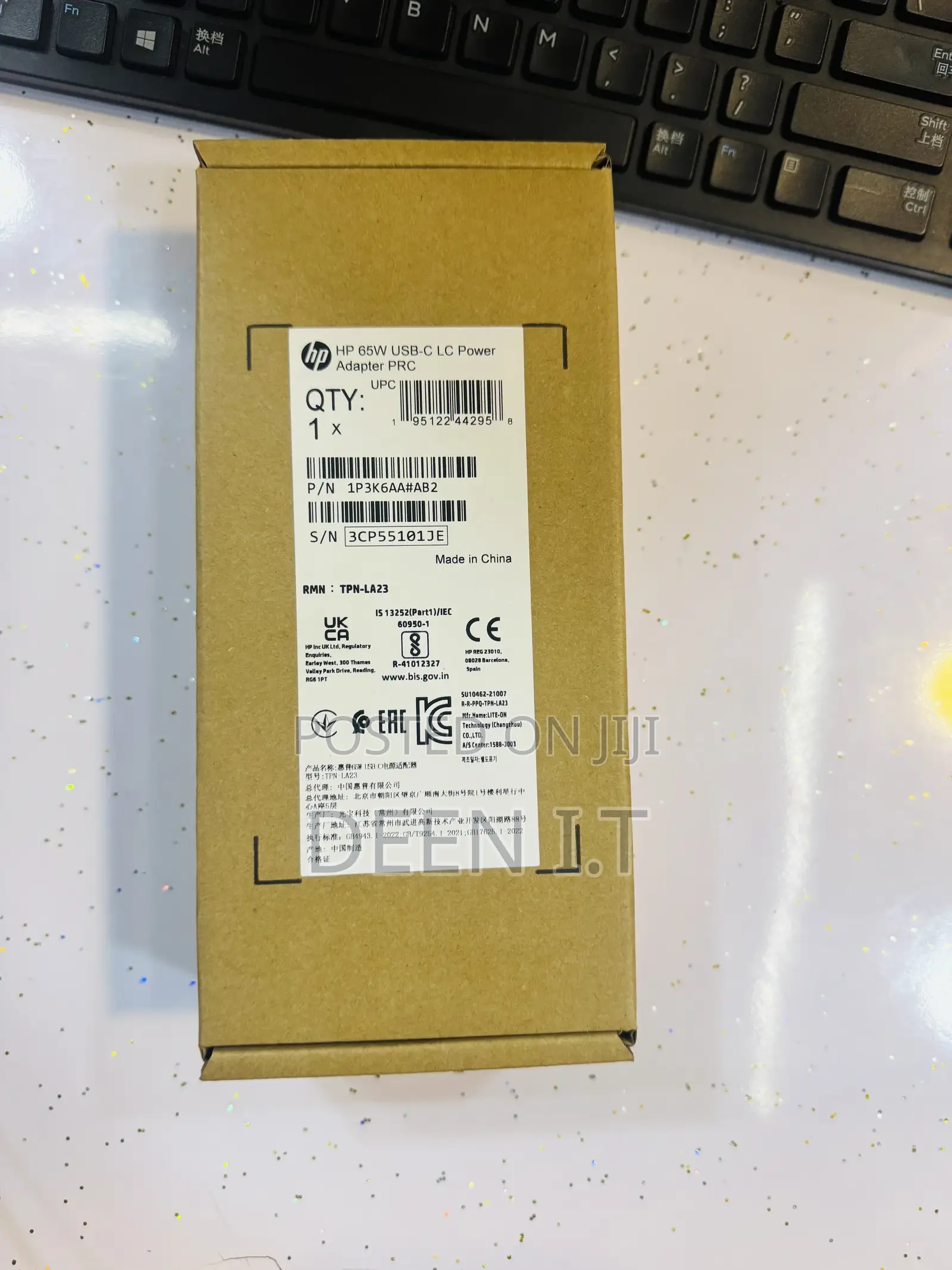 Hp Type C /Usb C Adapter-65w (Org)