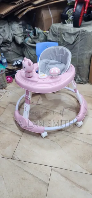Metallic Frame Baby Walker