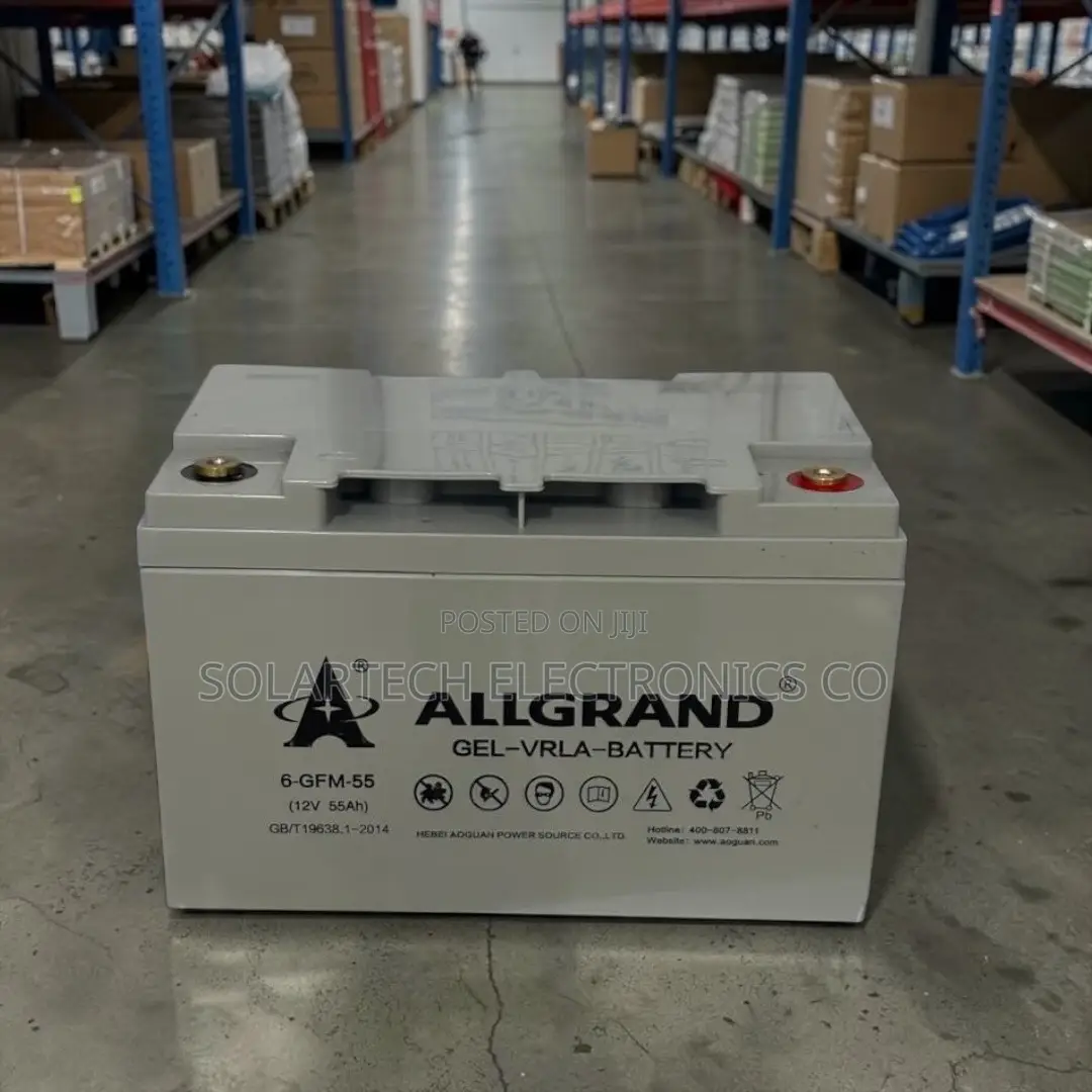 55ah 12v Allgrand Long Life Pure Gel Solar Battery