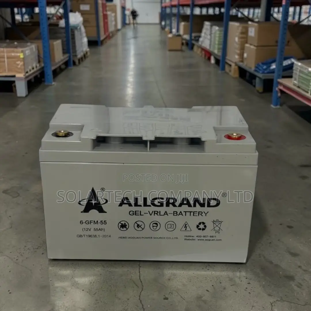 55ah 12v Allgrand Long Life Pure Gel Solar Battery