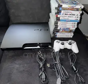 Ps3 Slim (16 Games,Console,Hdmi Cable,Power Cord)