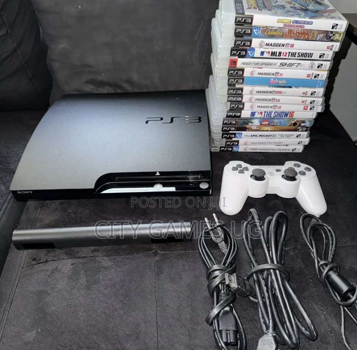 Ps3 Slim (16 Games,Console,Hdmi Cable,Power Cord)