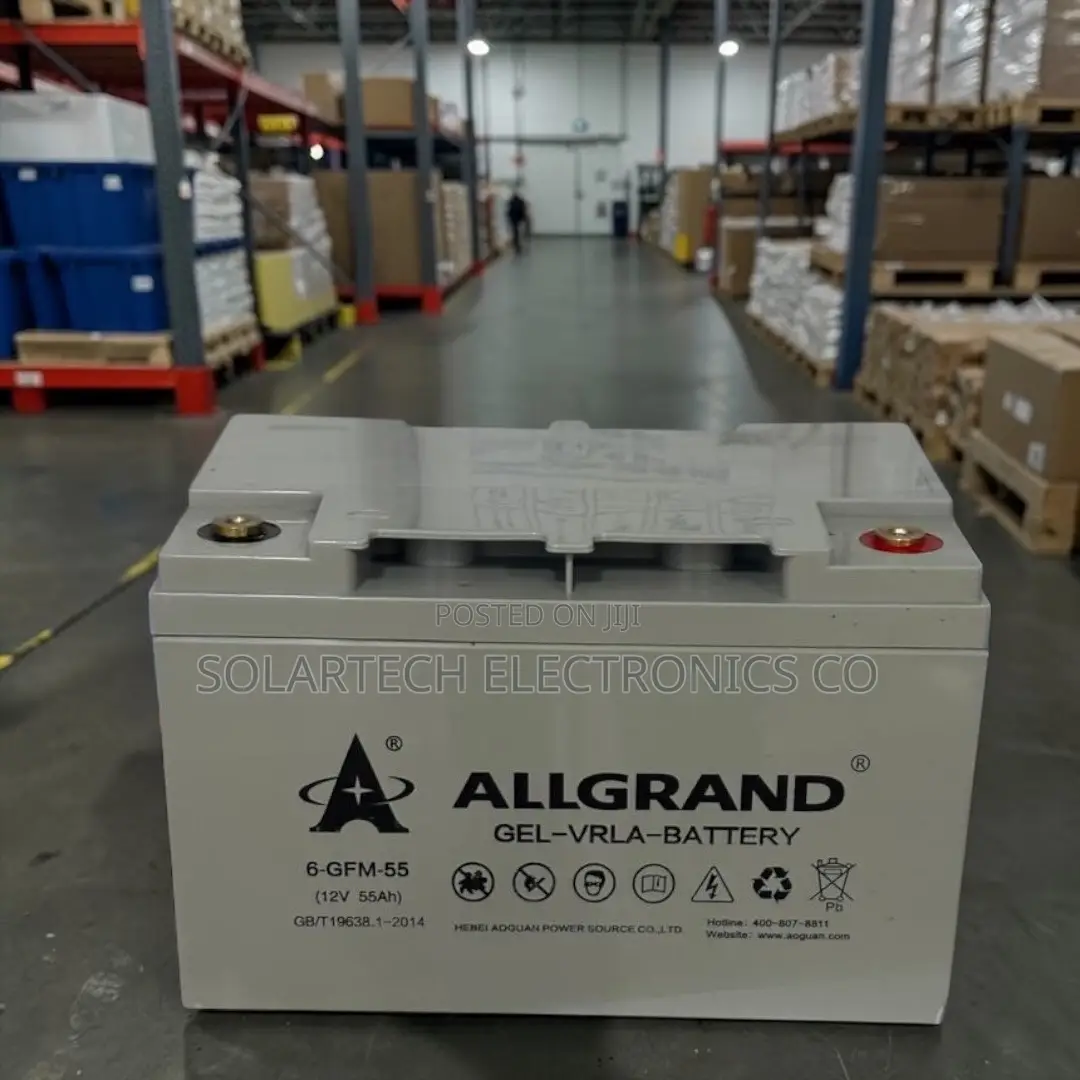 12v 55ah Allgrand Reliable Solar Gel Battery