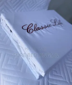 White Classic Silk Bedsheets