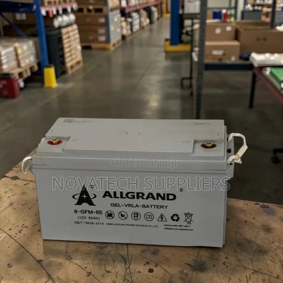 Allgrand 65ah 12v Pure Gel Solar Battery