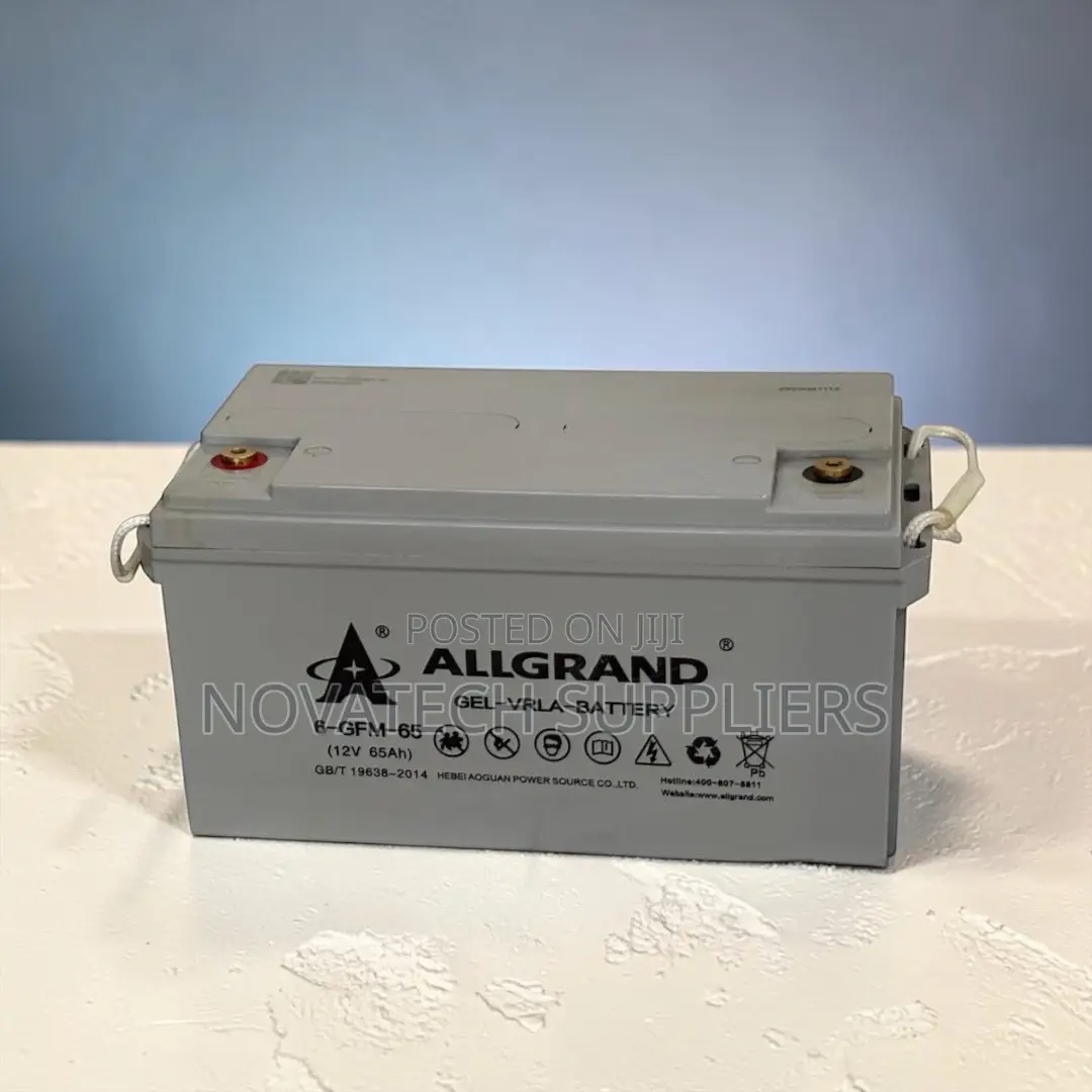 65ah 12v Allgrand Solar Backup Gel Battery