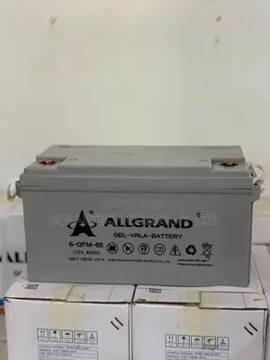 65ah 12v Allgrand Long Life Pure Gel Solar Battery