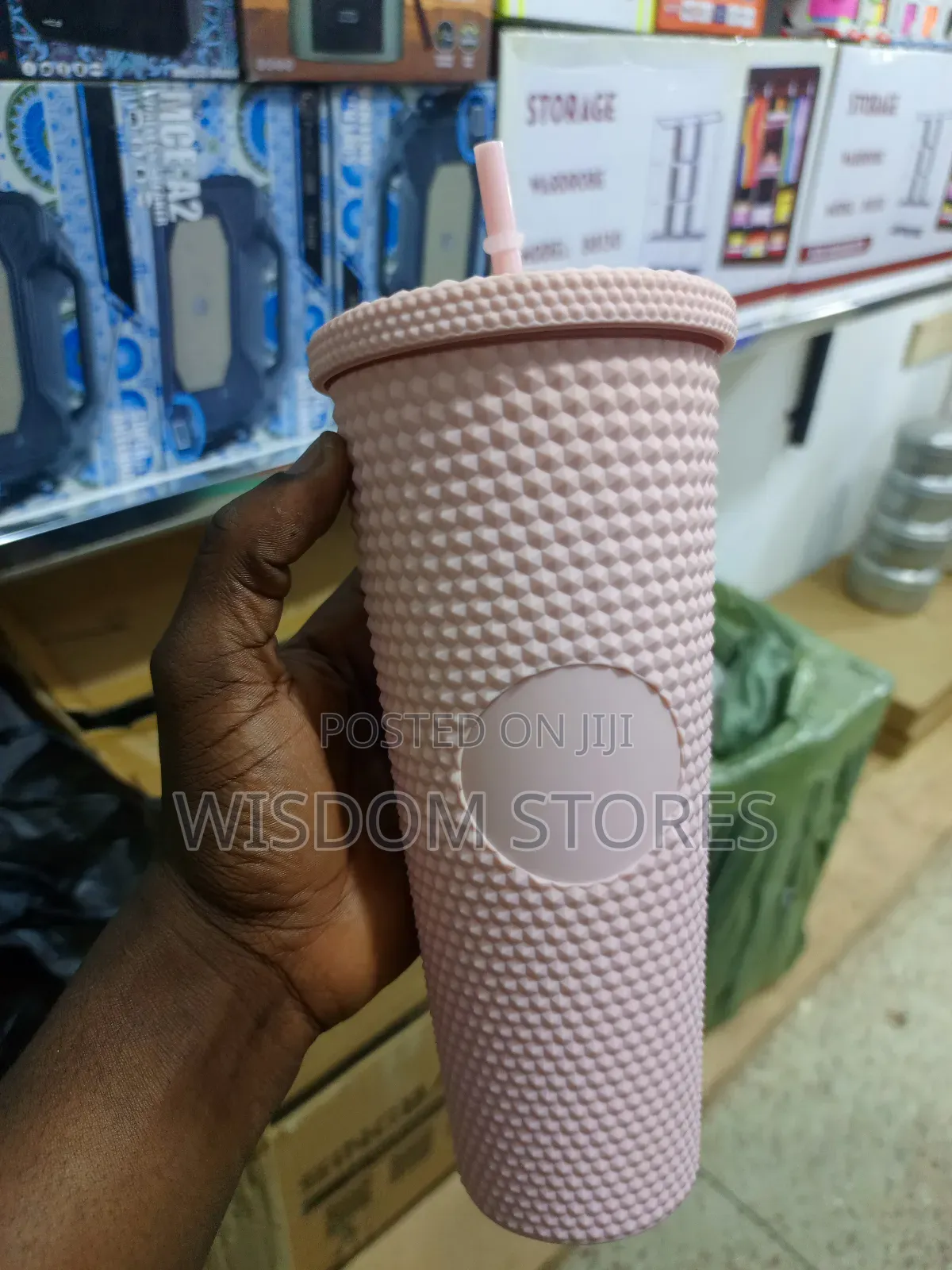 Starbucks Matte Black Studded Tumbler.
