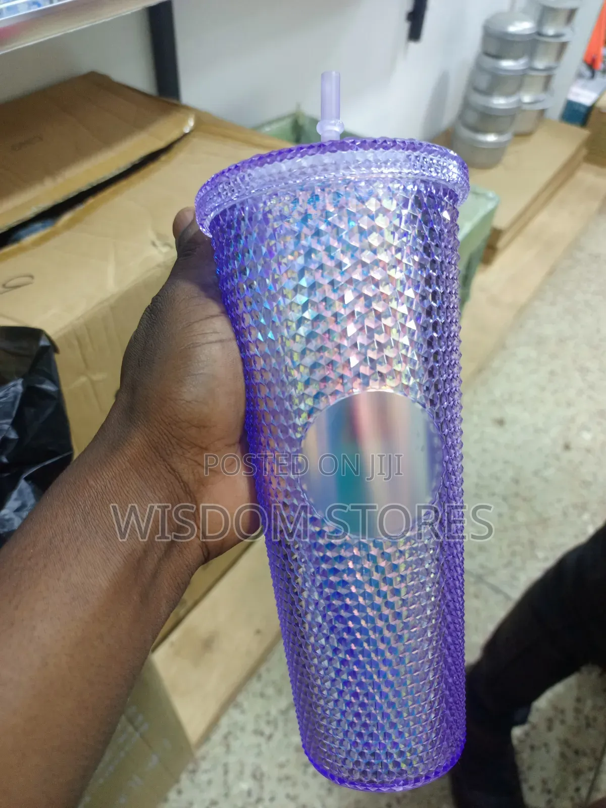 Starbucks Matte Black Studded Tumbler.