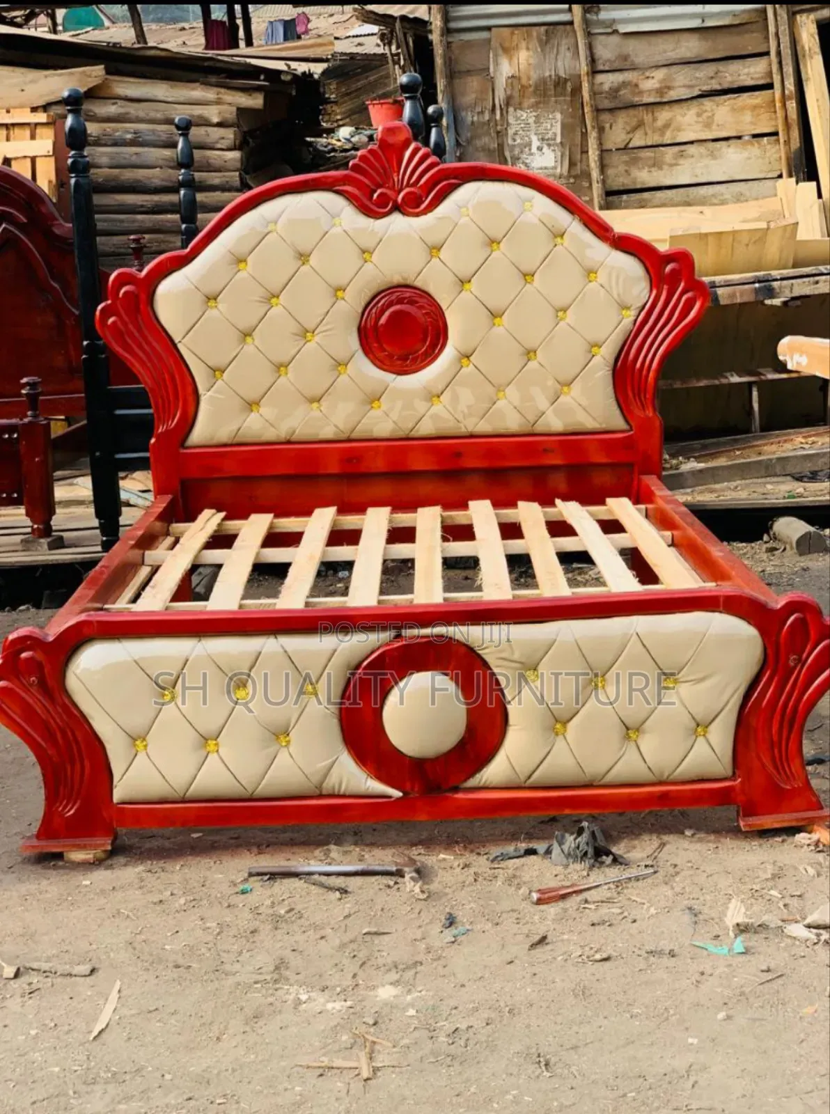 Wooden Bed 5*6