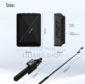Wireless Screen Mirroring Selfie Stick Tripod