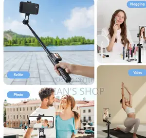 Wireless Screen Mirroring Selfie Stick Tripod