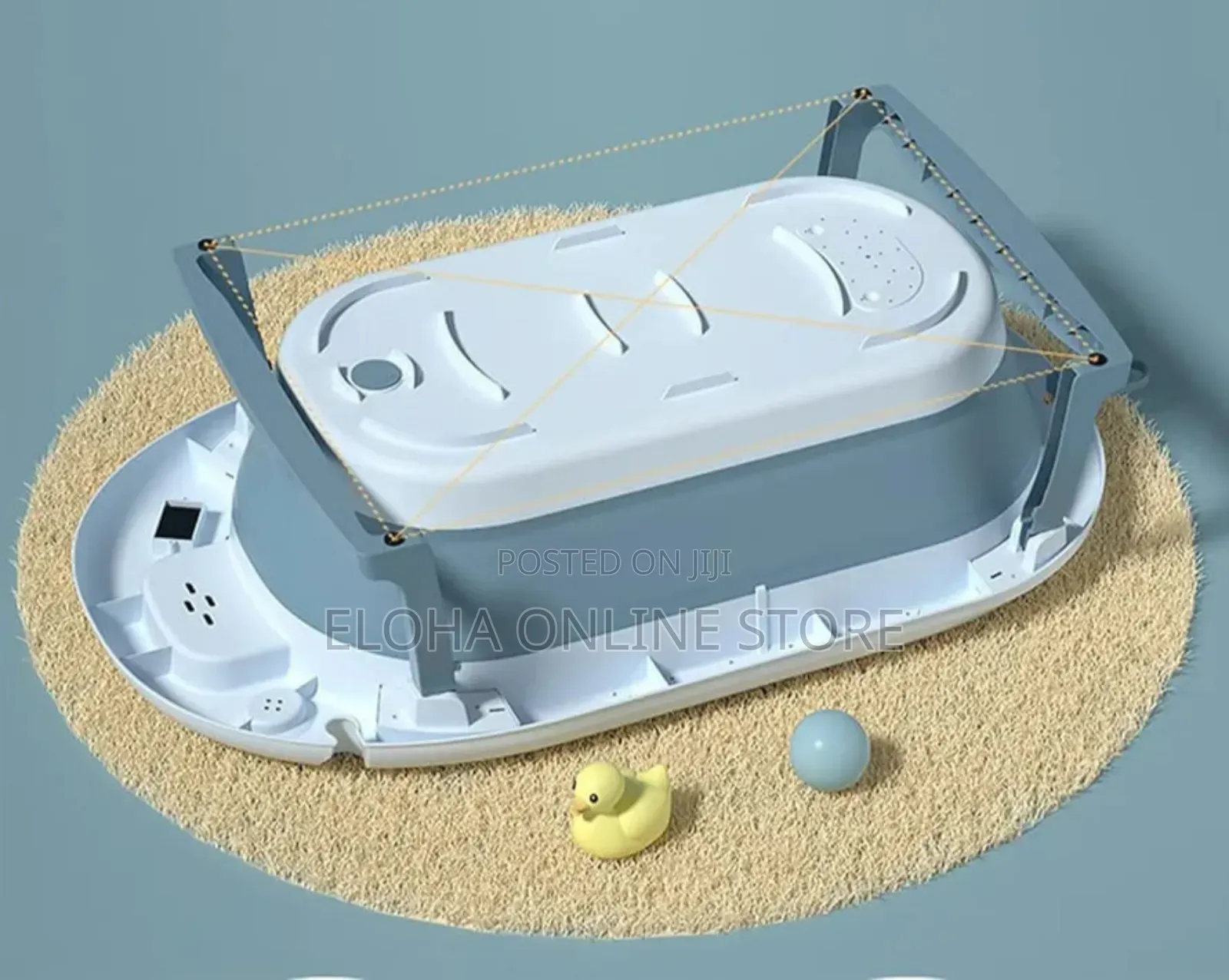 Foldable Baby Bath Tub With Intelligent Temperature Sensor