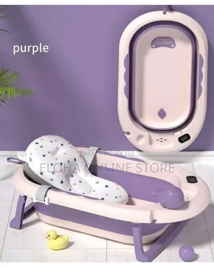 Foldable Baby Bath Tub With Intelligent Temperature Sensor