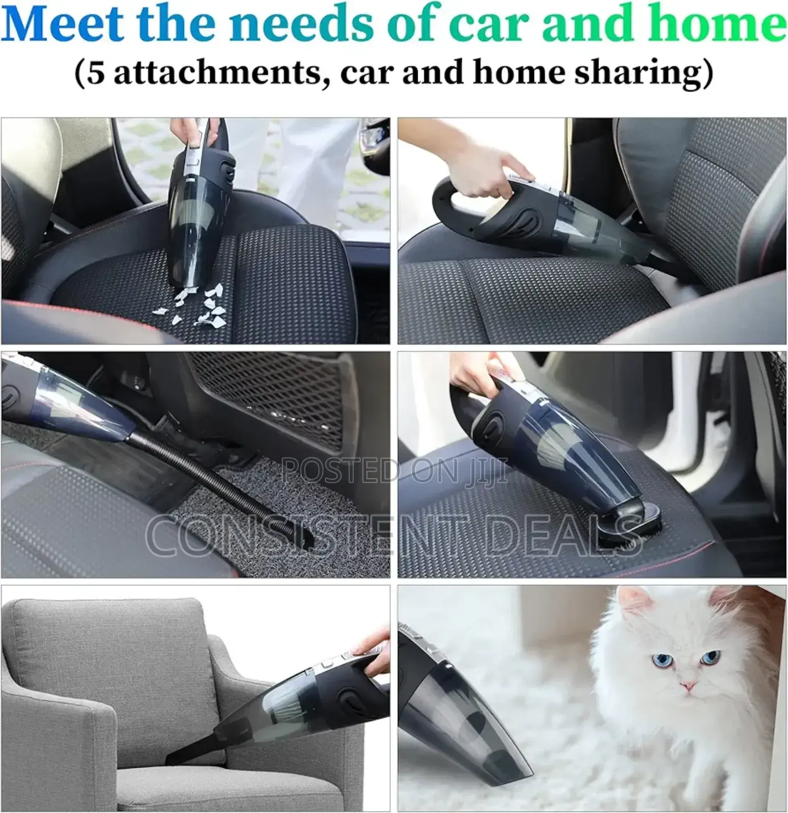 Wireless Wet&Dry  Car Vacuum  Cleaner