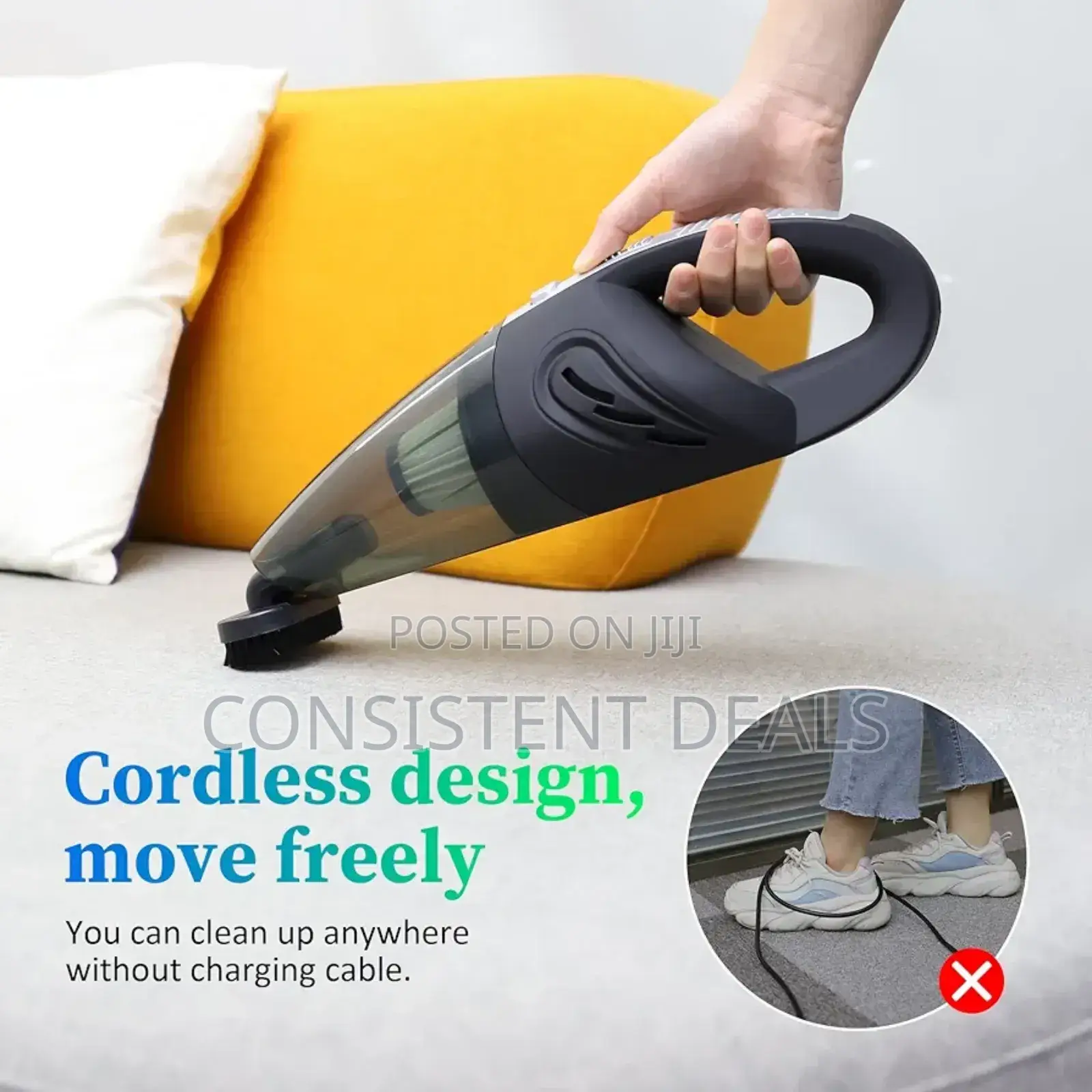 Wireless Wet&Dry  Car Vacuum  Cleaner