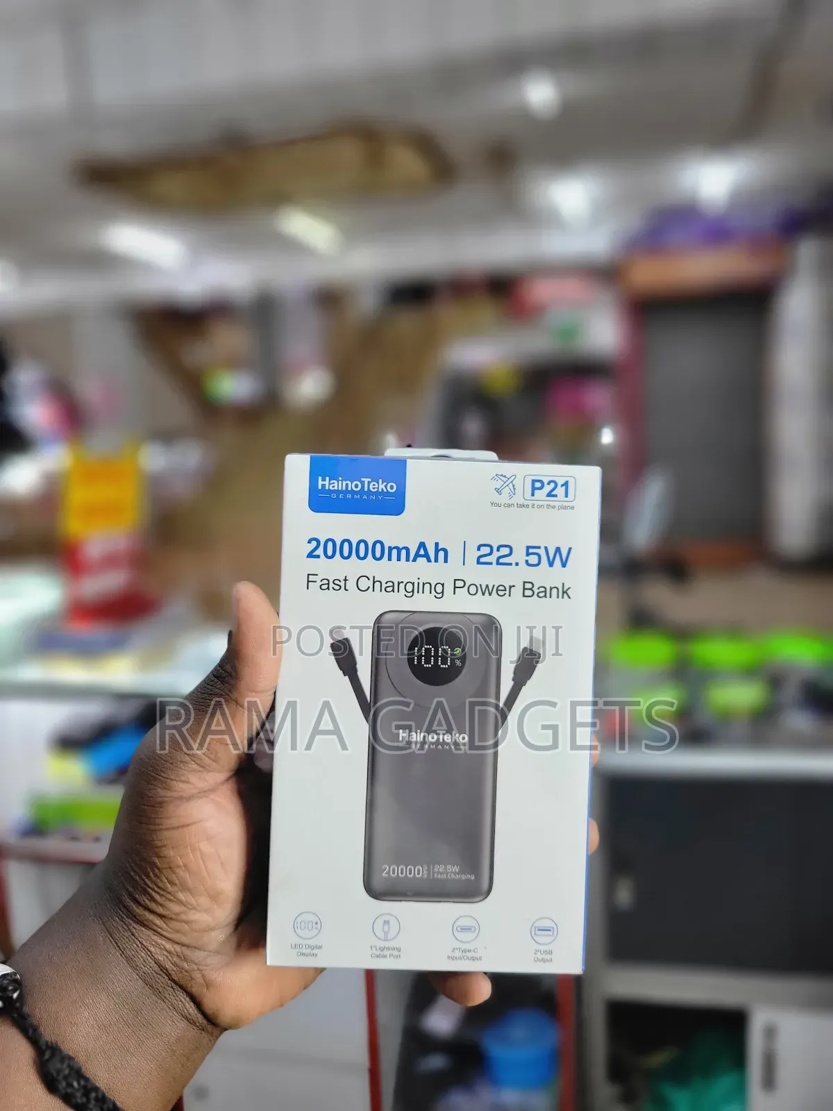 P21 20000mah Portable Power Bank