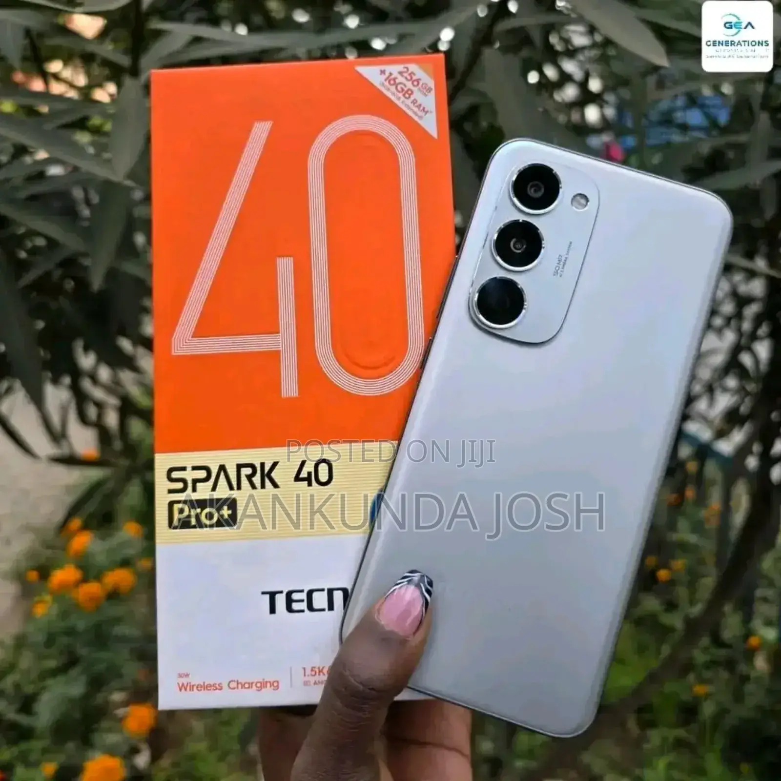 New Tecno Spark 40 Pro+ 256 GB Gray