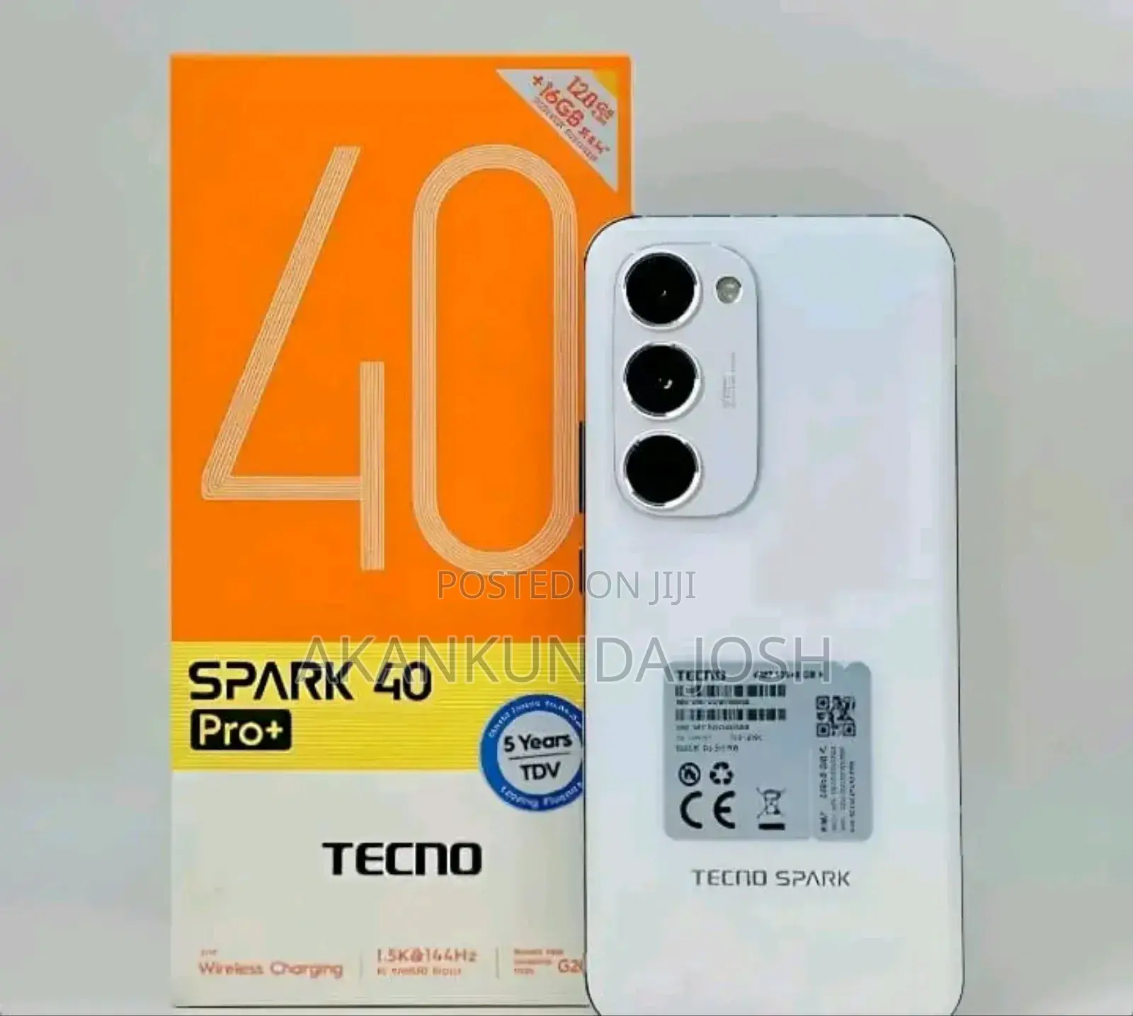 New Tecno Spark 40 Pro+ 256 GB Gray