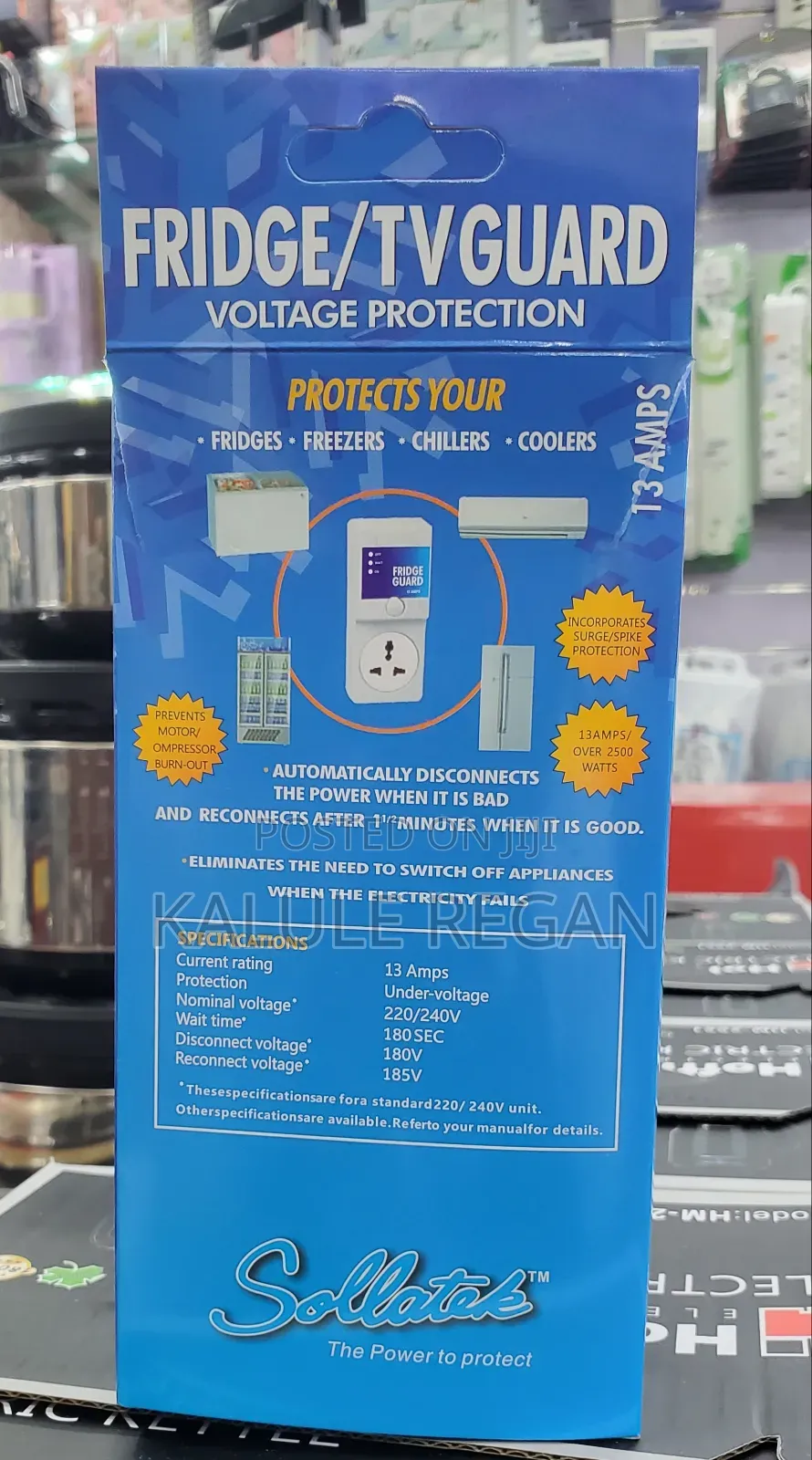 Guard Automatic Power Protector Tv / Fridge Protector Original -