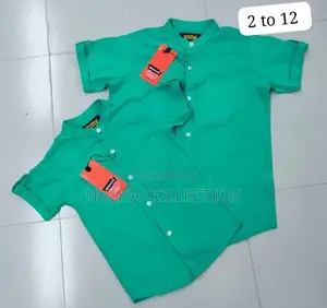 Boys Plain Linen Shirts