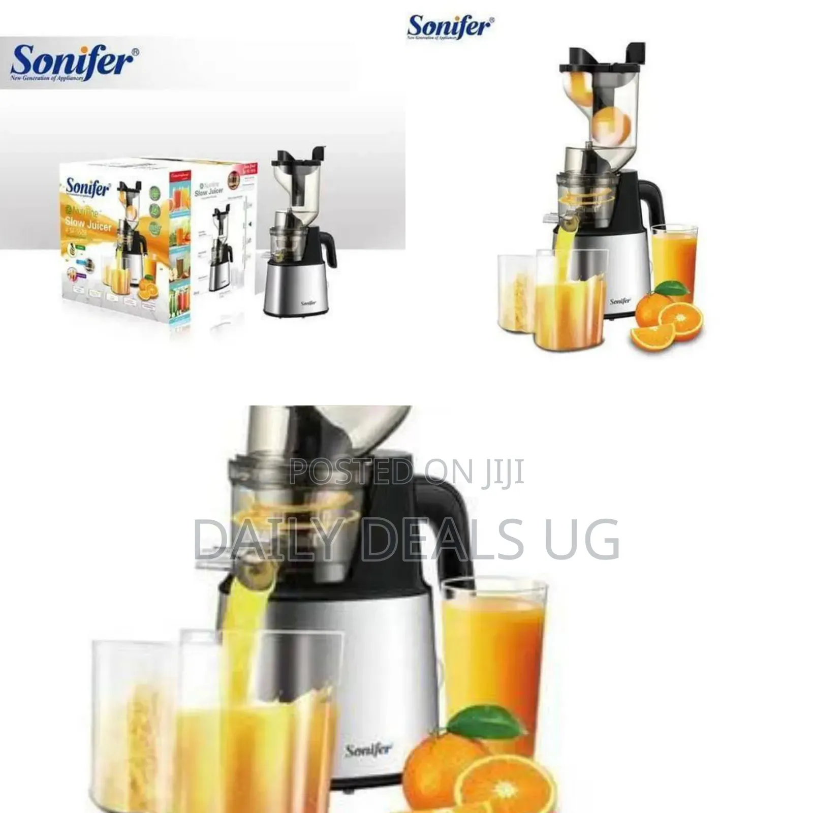 Sonifer Sonifer Slow Juicer - Masticating Juicer for Nutrient-Rich