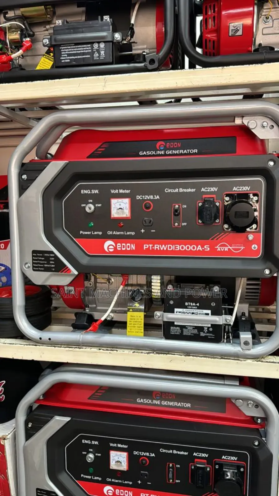 Generator Edon Pt-Rwd13000a-S