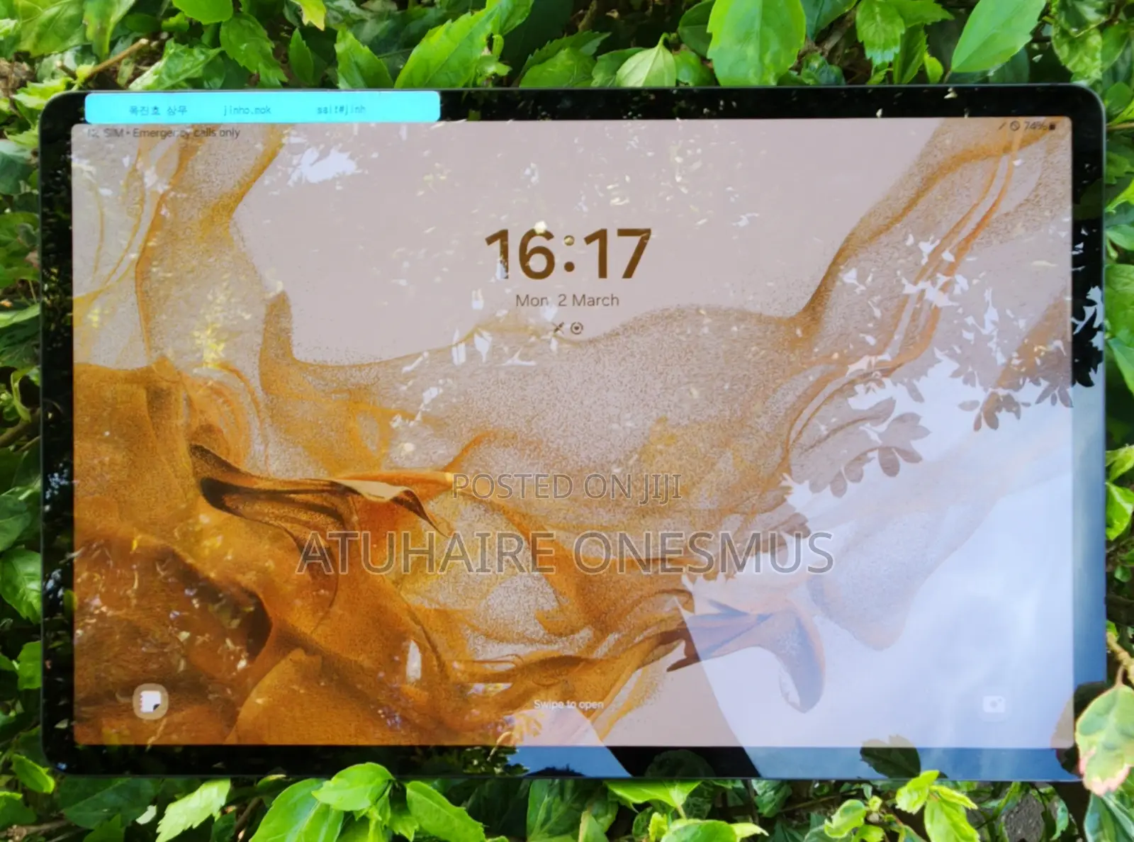 New Samsung Galaxy Tab S8+ 128 GB Black