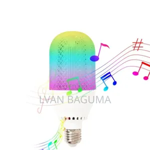 2 in 1 Bluetooth Music Led Light Bulb - Remote Control, RGB Lights