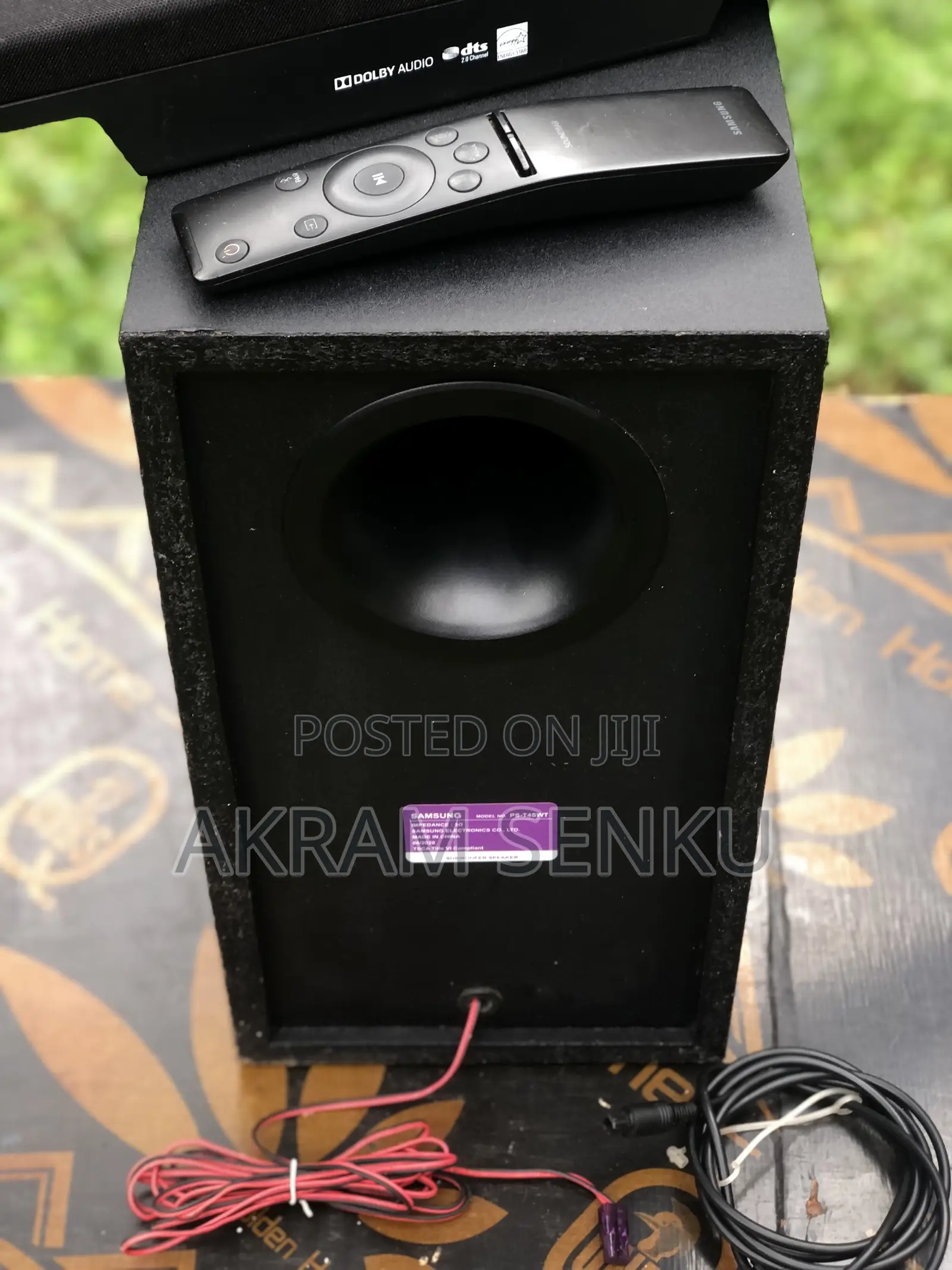 Samsung T420 Soundbar With Its Wired Subwoofer Ps T4swt