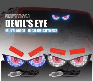Devil's Eye Car Back Window Expression Lights Led Strips Light
