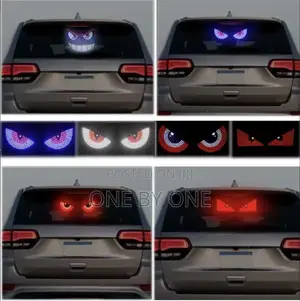 Devil's Eye Car Back Window Expression Lights Led Strips Light