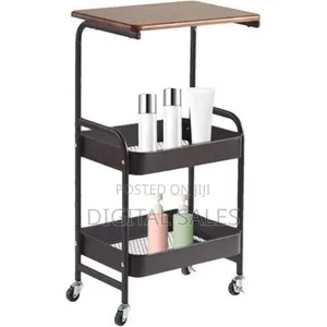 3-tier Rolling Utility Cart - Multicolor