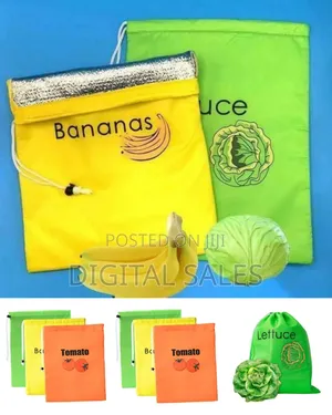Reusable Food Storage Bag for Produce and Refrigeration