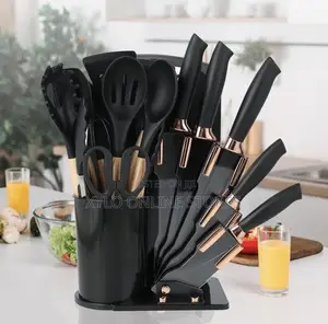 A 19 Piece Kitchen Utensil and Cutlery Set