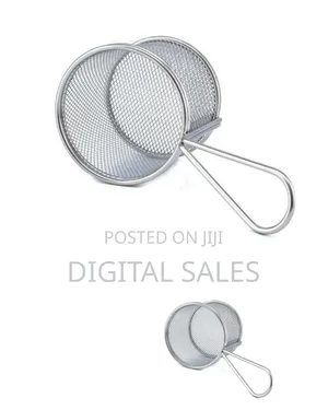 Set of Six Stainless Steel Mini Frying/Serving Baskets