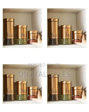 Set of 3 Food Storage Canisters