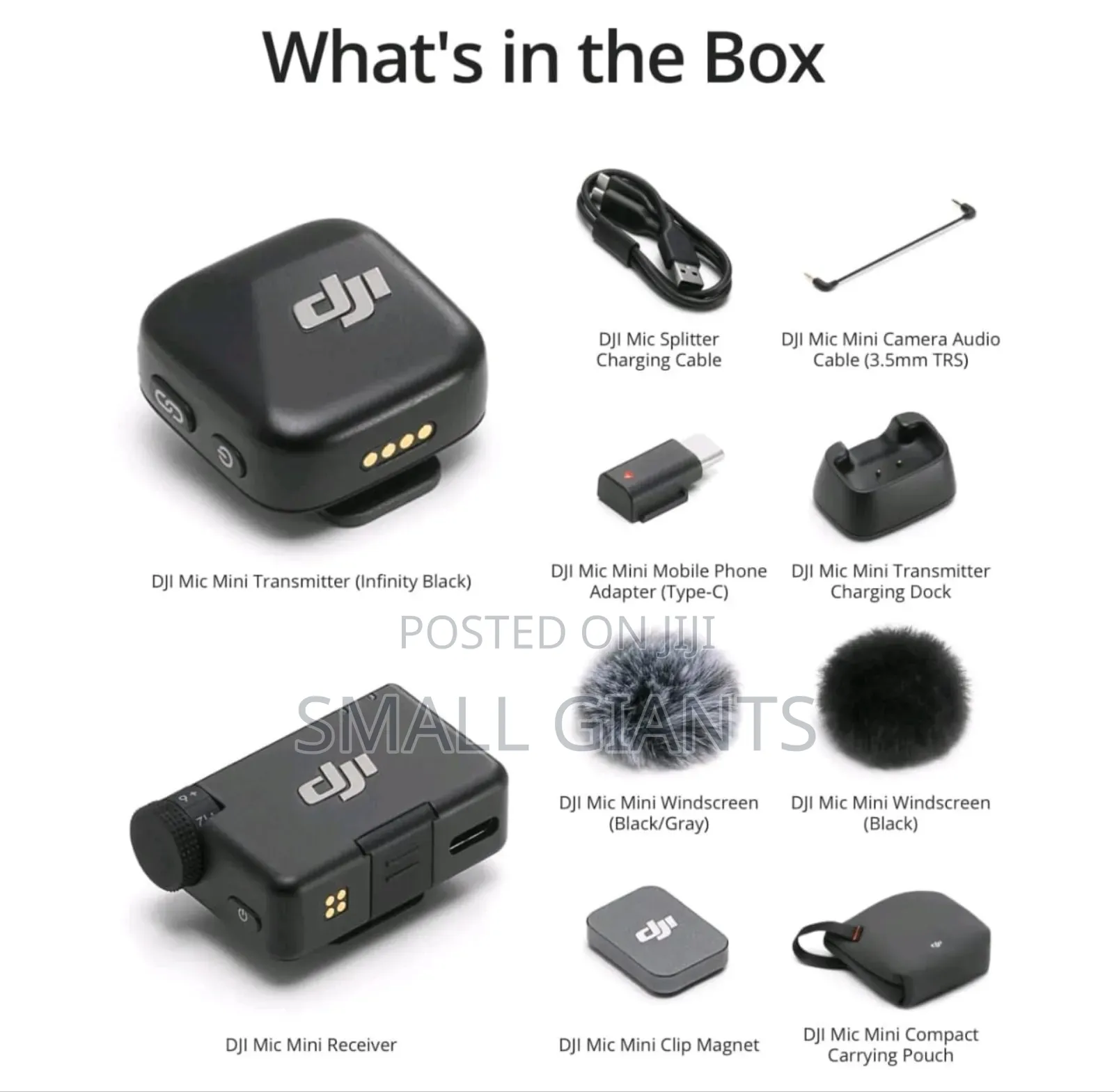 Dji Mic Mini 400m Wireless Lavalier Microphone Detail-Rich Audio Video