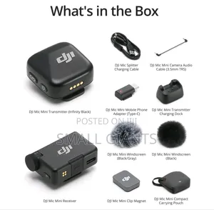 Dji Mic Mini 400m Wireless Lavalier Microphone Detail-Rich Audio Video