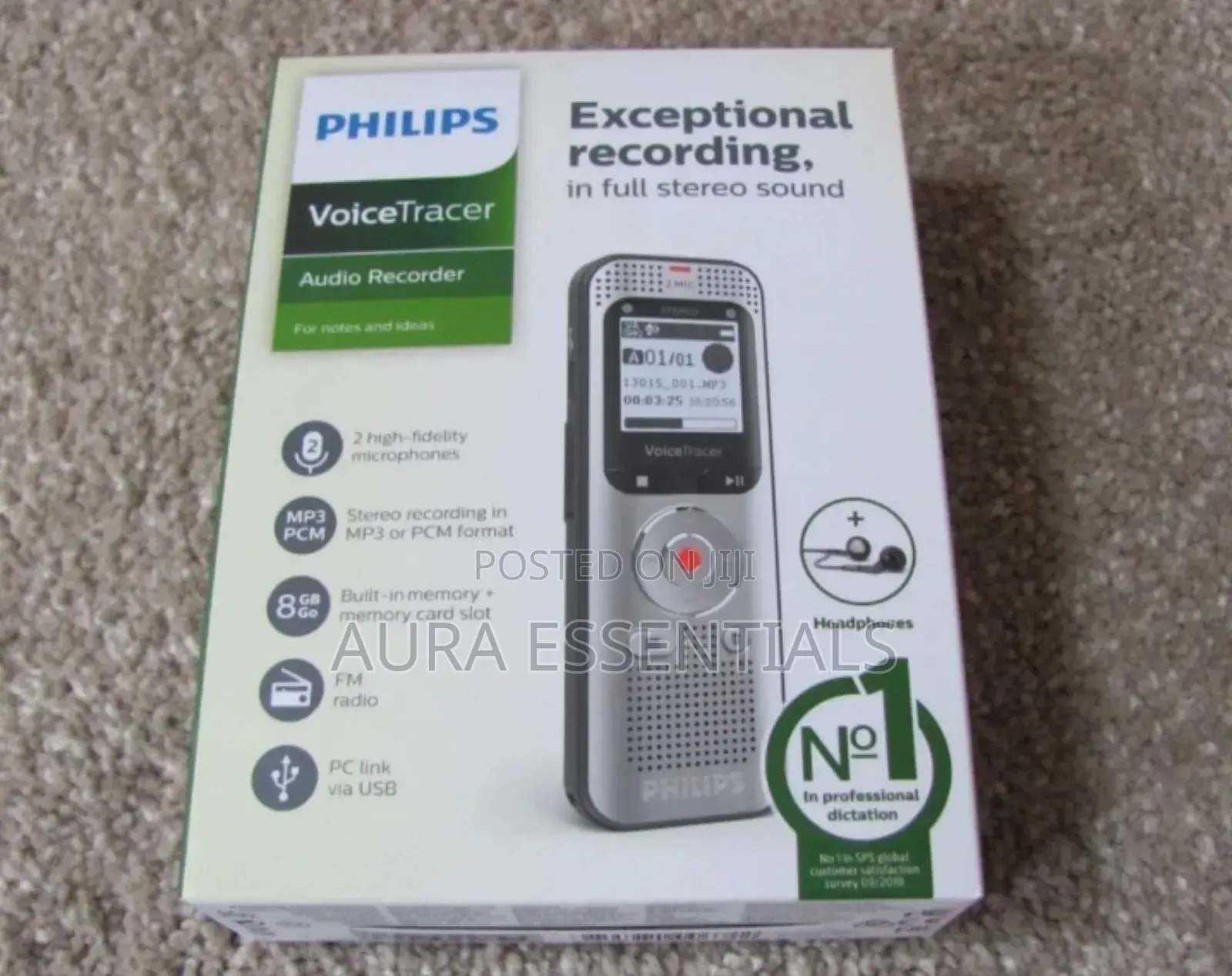 Unique Philips Voicetracer Audio Recorder